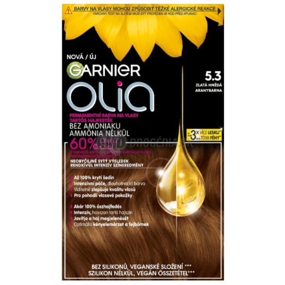 GARNIER OLIA 5.3 ZLATÁ HNEDÁ