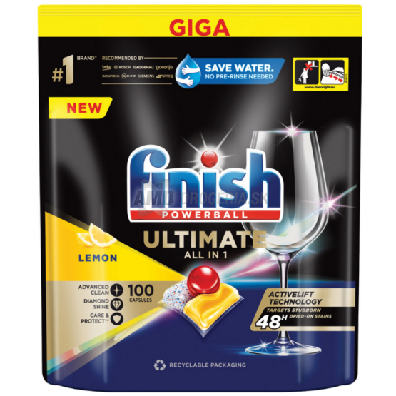 FINISH TABLETY ULTIMATE ALL IN 1 LEMON 100KS