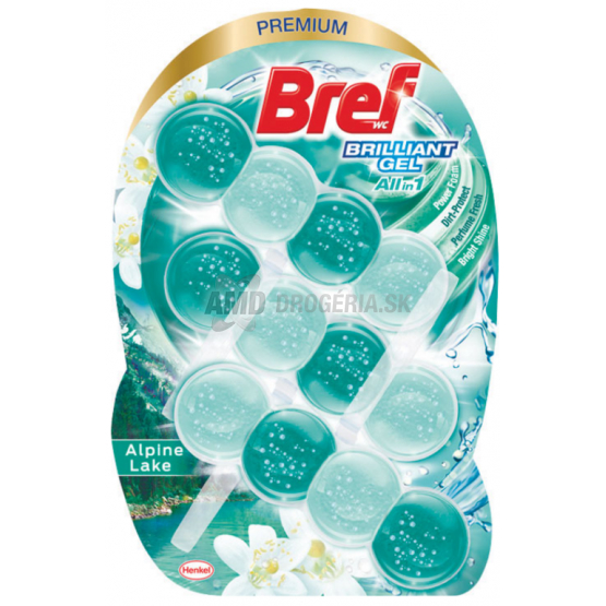 BREF WC POWER BRILIANT GEL ALL  ALPINE LAKE 3KS