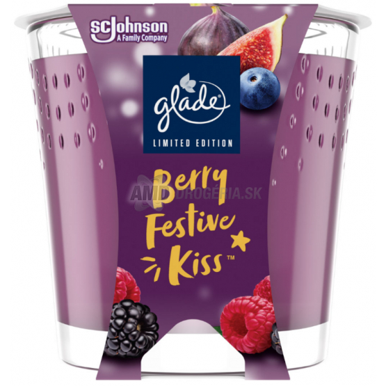 GLADE SVIEČKA  BERRY FESTIVE KISS 112G