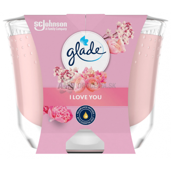 GLADE SVIEČKA I LOVE YOU 204G 