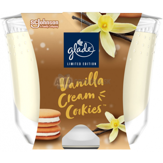 GLADE MAXI SVIEČKA VANILLA CREAM COOKIES 204G 