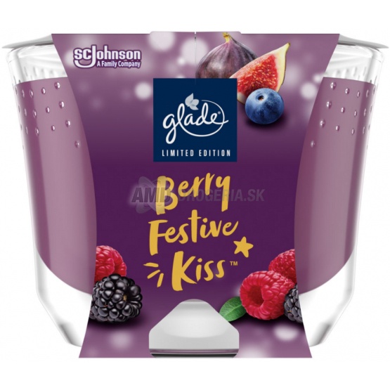 GLADE SVIEČKA BERRY FESTIVE KISS 204G 