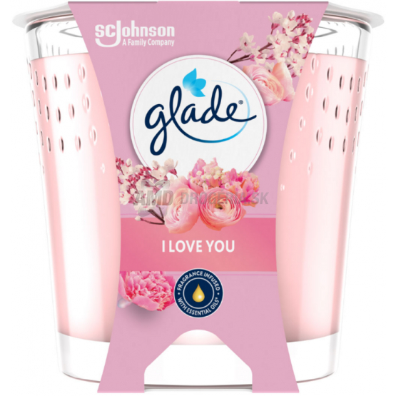 GLADE SVIEČKA I LOVE YOU 112G