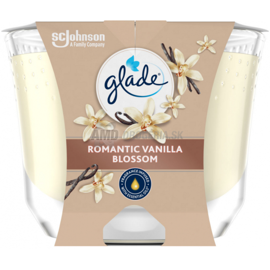 GLADE MAXI SVIEČKA ROMANTIC VANILLA BLOSSOM 204G 