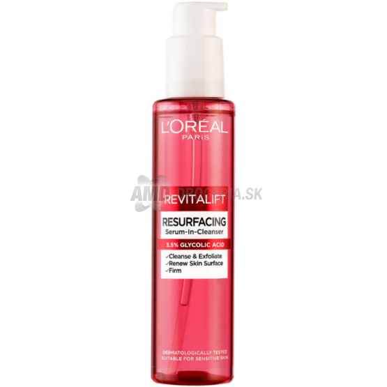 LOREAL PARIS RVTL GLYCOLIC EXFOLIAČNÝ ČISTIACI GÉL S 3,5% KYSELINY GLYKOLOVEJ 150ML