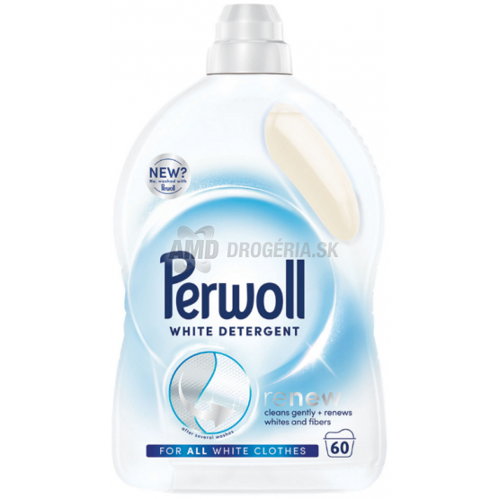 PERWOLL GÉL RENEW WHITE 60PD  3,6l