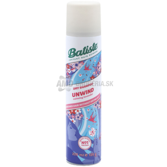 BATISTE SUCHÝ ŠAMPÓN  UNWIND 200ML 