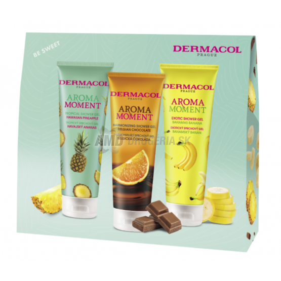 KAZETA DERMACOL AROMA MOMENT MIX I. SPRCHOVÝCH GÉLOV  3X250ML