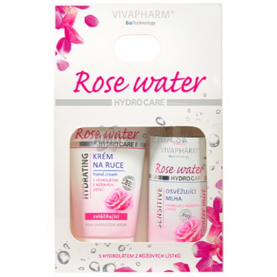 KAZETA ROSE WATER  KRÉM NA RUKY 75ML + OSVIEŽUJÚCA HMLA NA TVÁR 100ML