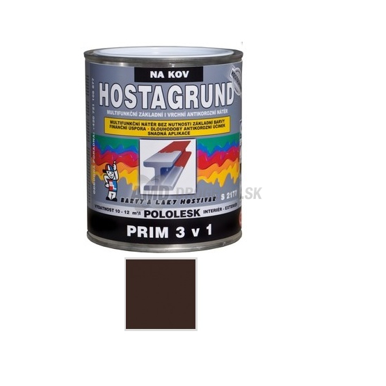 HOSTAGRUND PRIM 3v1 HNEDO TMAVÁ 0280 0,6L