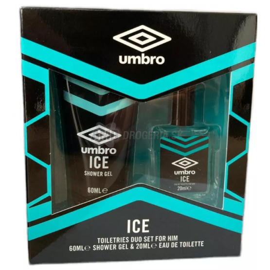 KAZETA UMBRO ICE MEN TOALETNÁ VODA 20ML + SPRCHOVÝ GÉL 60ML