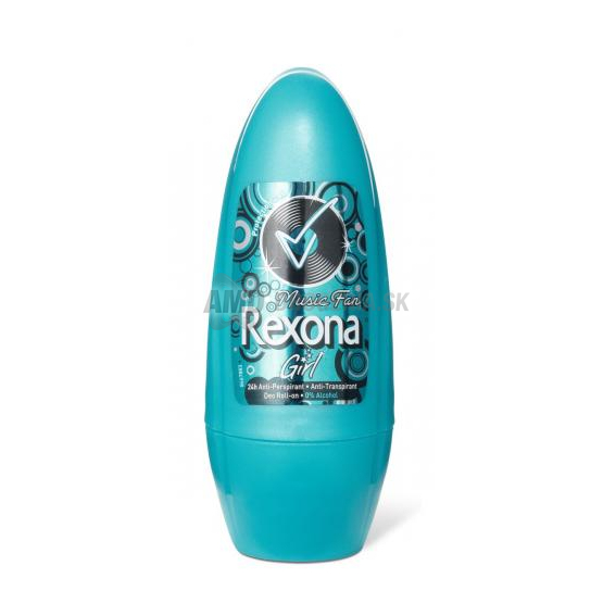 REXONA ROLL-ON GIRL MUSIC FAN 50 ML