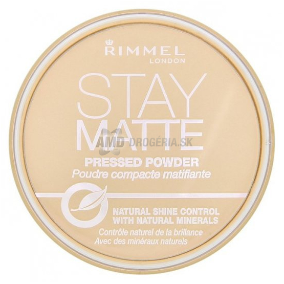 RIMEL PUDER STAY MATTE 001 TRANSPARENT 14 G