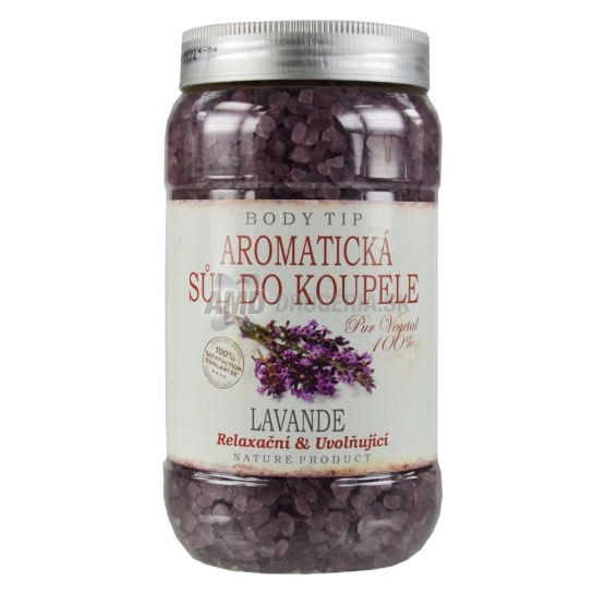 BODY TIP AROMATICKÁ SOĽ DO KÚPEĽA LEVANDUĽA 1200 G