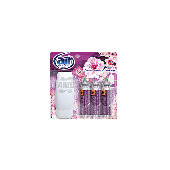 AIR MENLINE 3 V 1 STROJČEK JAPANESE CHERRY SPREJ 3 X 15 ML